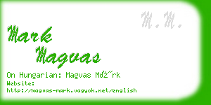 mark magvas business card